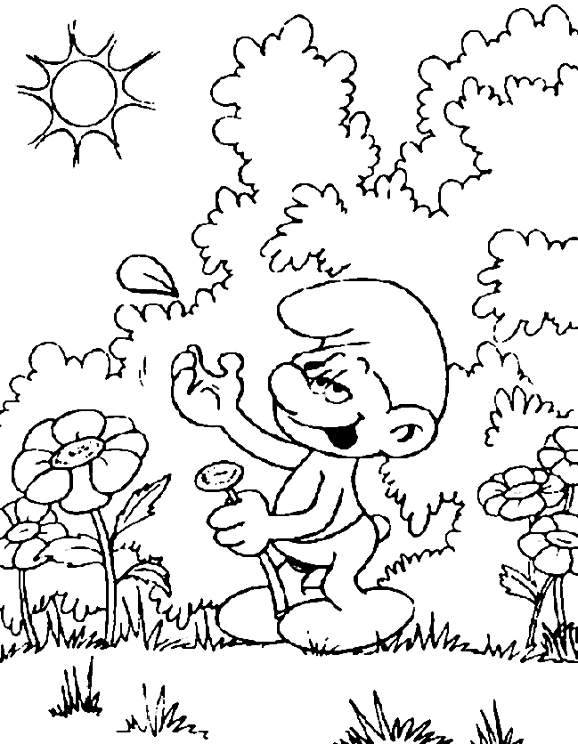 Coloring page: Schtroumpfs (Cartoons) #34570 - Free Printable Coloring Pages