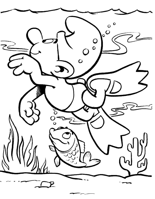 Coloring page: Schtroumpfs (Cartoons) #34579 - Free Printable Coloring Pages