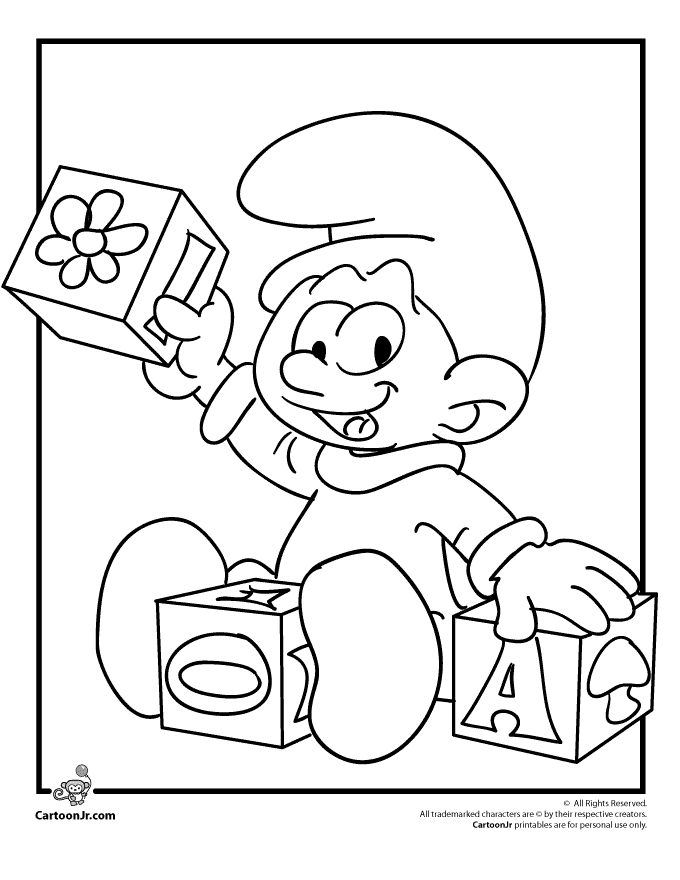 Coloring page: Schtroumpfs (Cartoons) #34595 - Free Printable Coloring Pages