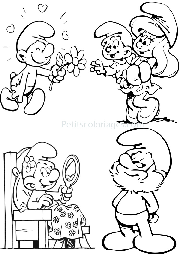 Coloring page: Schtroumpfs (Cartoons) #34613 - Free Printable Coloring Pages