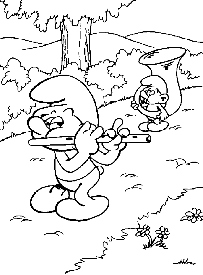 Coloring page: Schtroumpfs (Cartoons) #34636 - Free Printable Coloring Pages