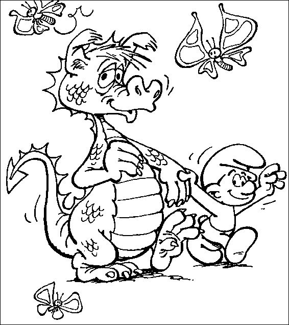 Coloring page: Schtroumpfs (Cartoons) #34682 - Free Printable Coloring Pages