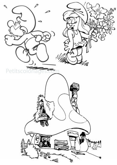 Coloring page: Schtroumpfs (Cartoons) #34683 - Free Printable Coloring Pages