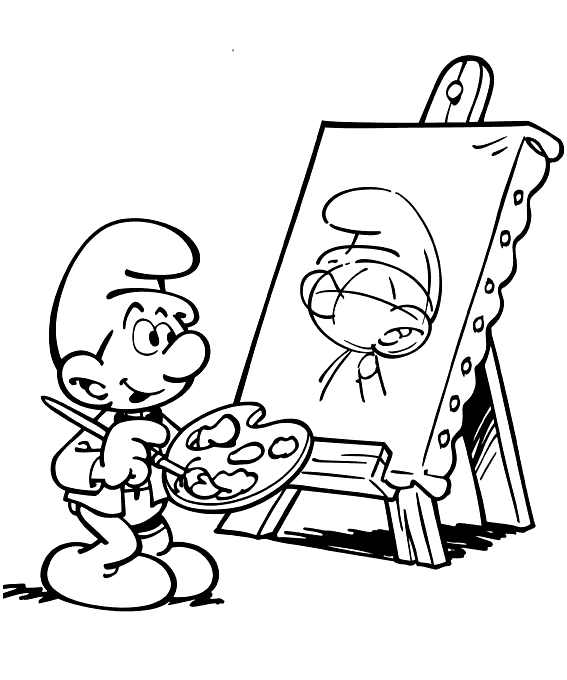 Coloring page: Schtroumpfs (Cartoons) #34700 - Free Printable Coloring Pages