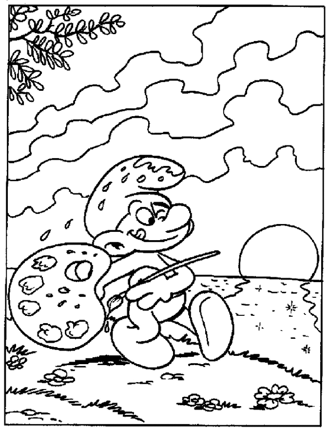 Coloring page: Schtroumpfs (Cartoons) #34709 - Free Printable Coloring Pages