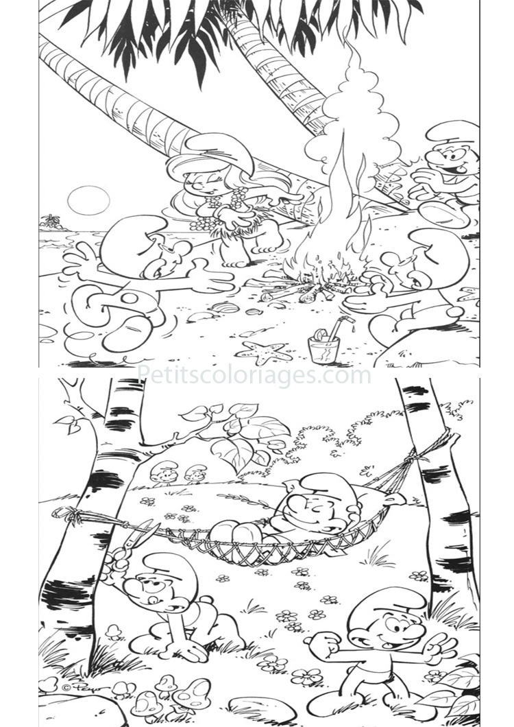 Coloring page: Schtroumpfs (Cartoons) #34723 - Free Printable Coloring Pages