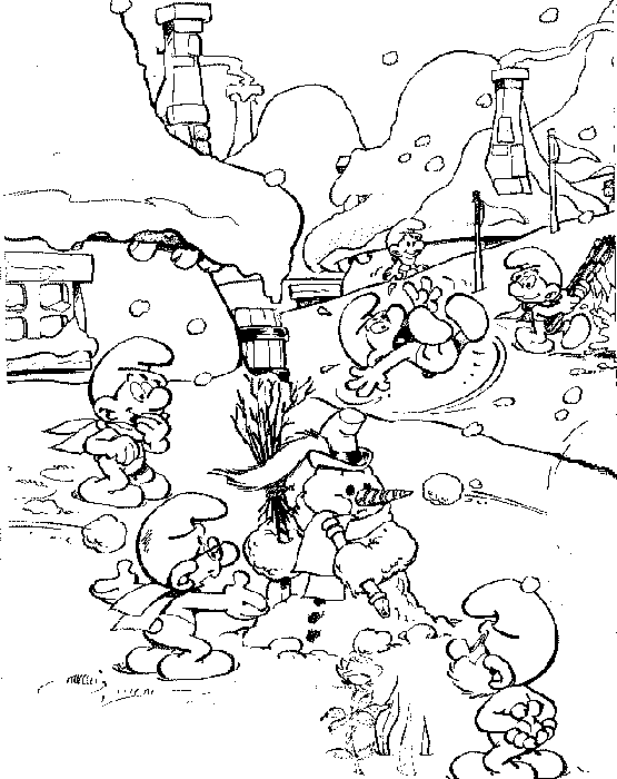 Coloring page: Schtroumpfs (Cartoons) #34738 - Free Printable Coloring Pages