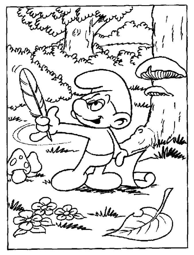 Coloring page: Schtroumpfs (Cartoons) #34744 - Free Printable Coloring Pages