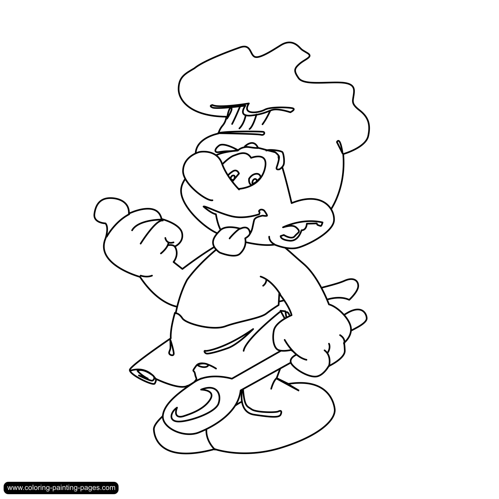 Coloring page: Schtroumpfs (Cartoons) #34751 - Free Printable Coloring Pages