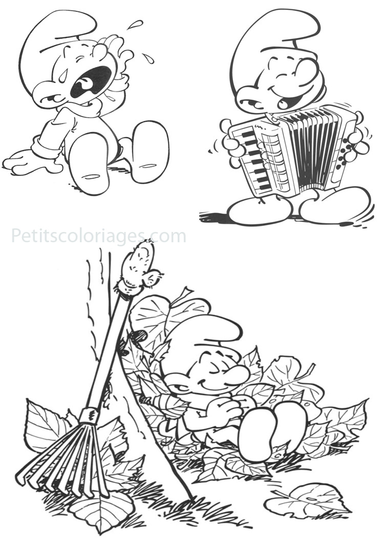Coloring page: Schtroumpfs (Cartoons) #34758 - Free Printable Coloring Pages