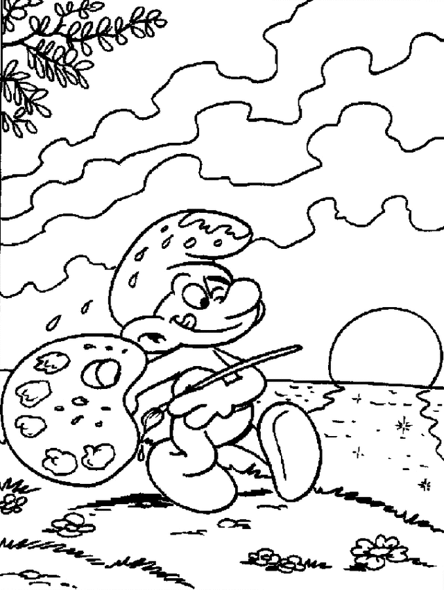 Coloring page: Schtroumpfs (Cartoons) #34772 - Free Printable Coloring Pages