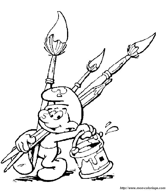 Coloring page: Schtroumpfs (Cartoons) #34850 - Free Printable Coloring Pages