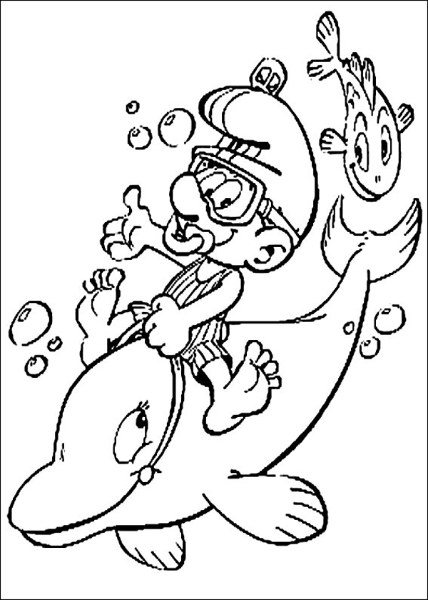 Coloring page: Schtroumpfs (Cartoons) #34883 - Free Printable Coloring Pages