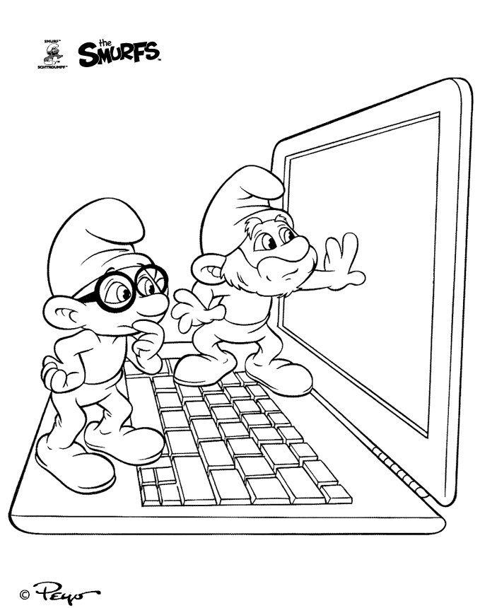 Coloring page: Schtroumpfs (Cartoons) #34905 - Free Printable Coloring Pages