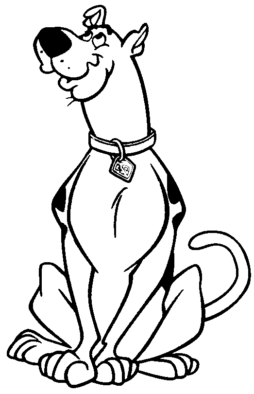 Coloring page: Scooby doo (Cartoons) #31320 - Free Printable Coloring Pages