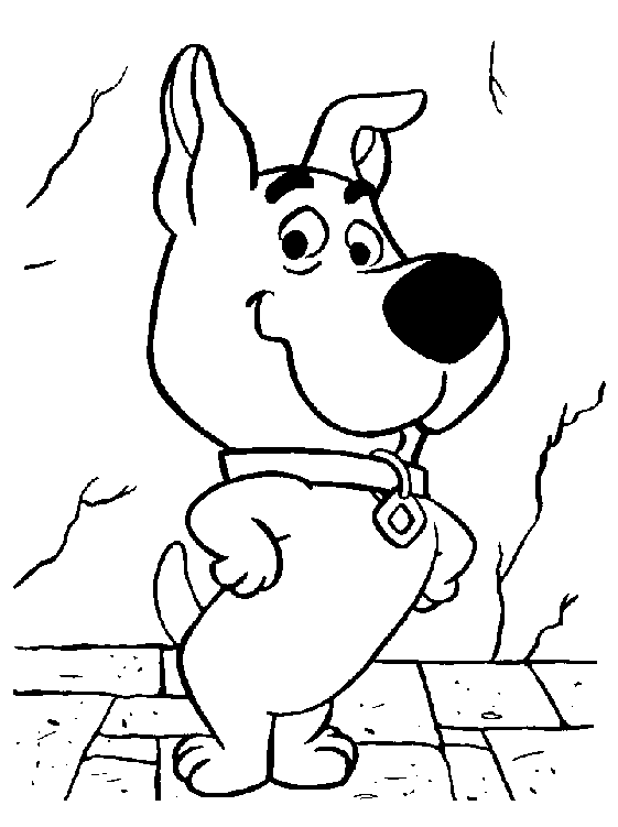 Coloring page: Scooby doo (Cartoons) #31321 - Free Printable Coloring Pages