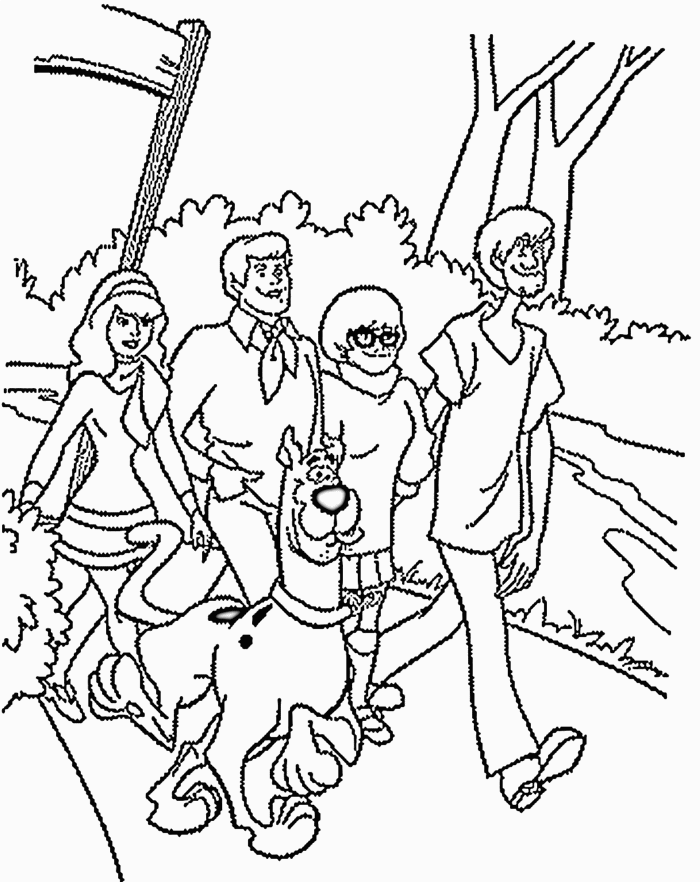 Coloring page: Scooby doo (Cartoons) #31322 - Free Printable Coloring Pages