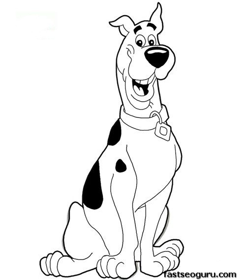 Coloring page: Scooby doo (Cartoons) #31323 - Free Printable Coloring Pages