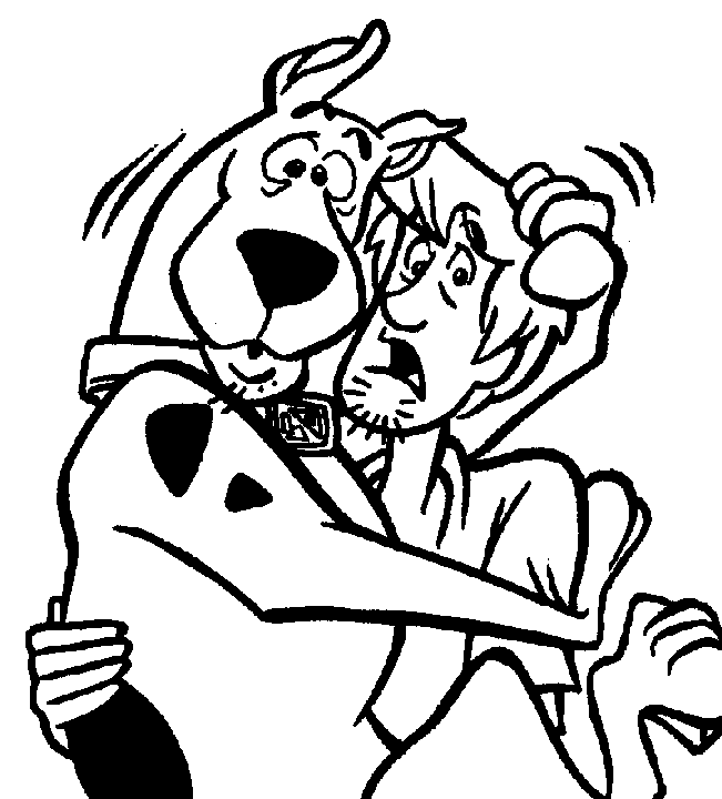 Coloring page: Scooby doo (Cartoons) #31327 - Free Printable Coloring Pages
