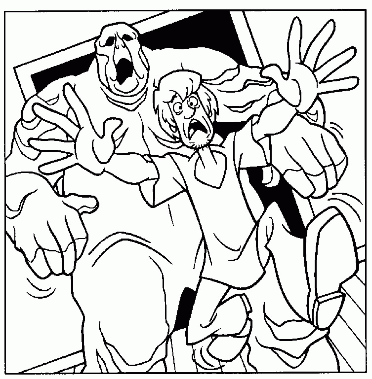 Coloring page: Scooby doo (Cartoons) #31331 - Free Printable Coloring Pages