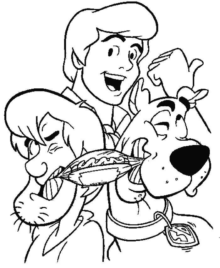 Coloring page: Scooby doo (Cartoons) #31332 - Free Printable Coloring Pages
