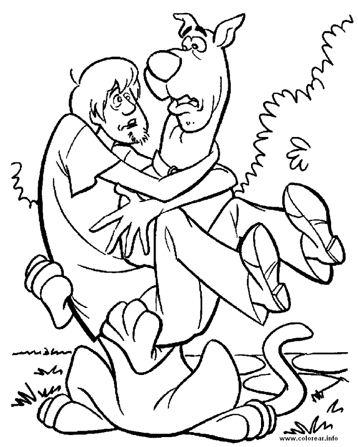 Coloring page: Scooby doo (Cartoons) #31335 - Free Printable Coloring Pages