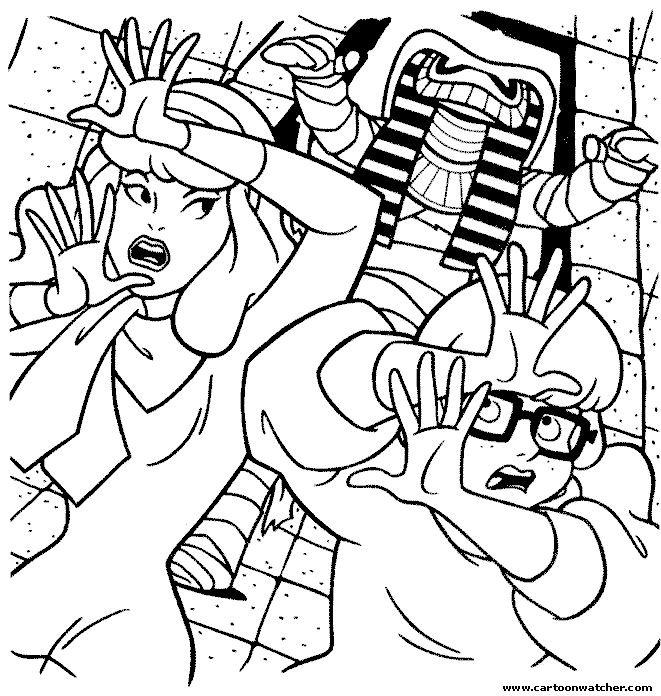 Coloring page: Scooby doo (Cartoons) #31345 - Free Printable Coloring Pages