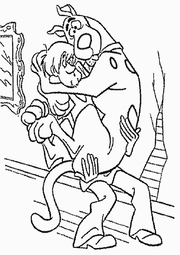 Coloring page: Scooby doo (Cartoons) #31346 - Free Printable Coloring Pages