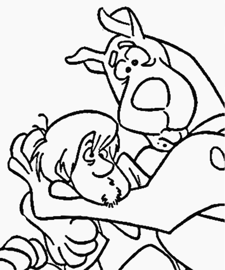 Coloring page: Scooby doo (Cartoons) #31352 - Free Printable Coloring Pages