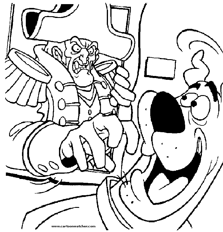 Coloring page: Scooby doo (Cartoons) #31353 - Free Printable Coloring Pages