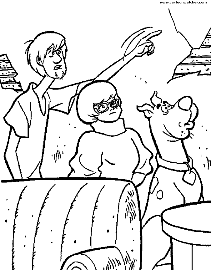 Coloring page: Scooby doo (Cartoons) #31360 - Free Printable Coloring Pages