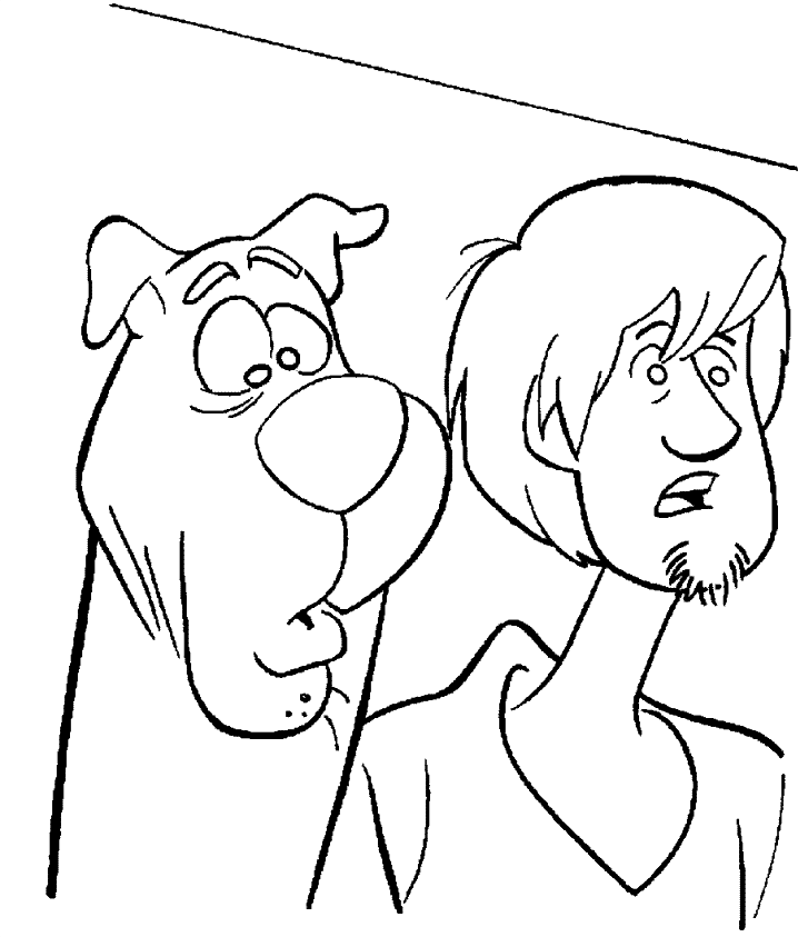 Coloring page: Scooby doo (Cartoons) #31372 - Free Printable Coloring Pages