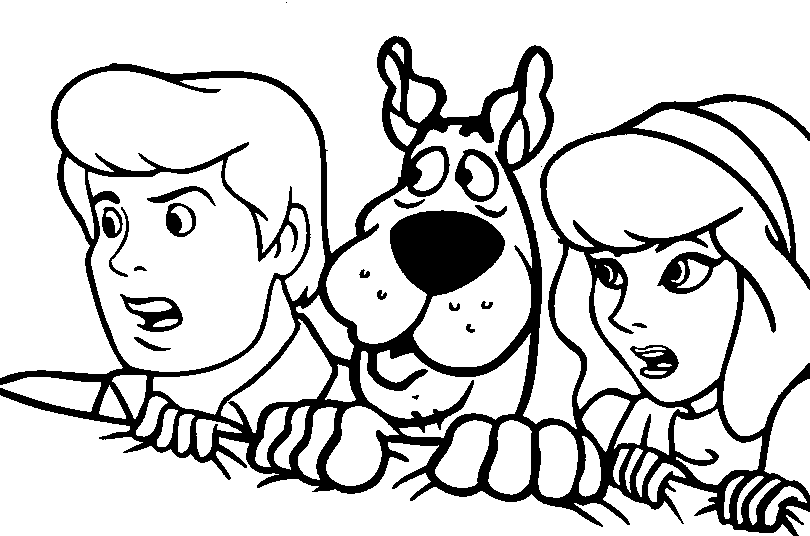 Coloring page: Scooby doo (Cartoons) #31374 - Free Printable Coloring Pages