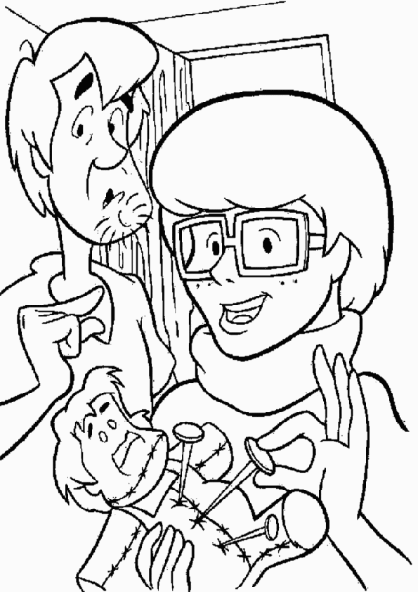Coloring page: Scooby doo (Cartoons) #31379 - Free Printable Coloring Pages