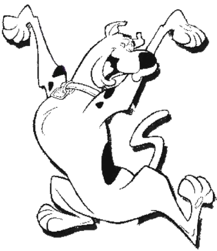 Coloring page: Scooby doo (Cartoons) #31381 - Free Printable Coloring Pages