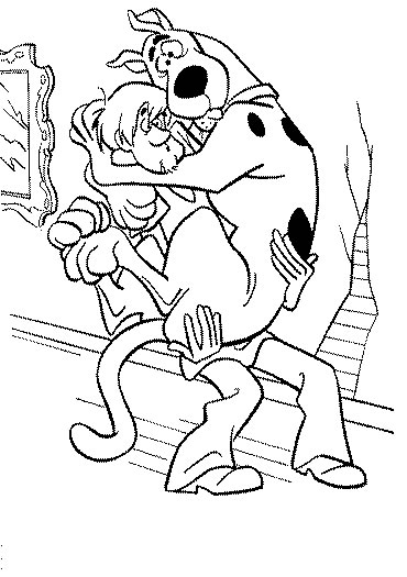 Coloring page: Scooby doo (Cartoons) #31384 - Free Printable Coloring Pages