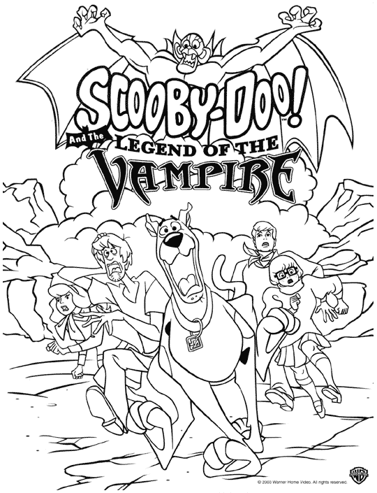 Coloring page: Scooby doo (Cartoons) #31391 - Free Printable Coloring Pages