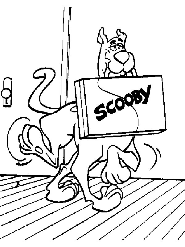 Coloring page: Scooby doo (Cartoons) #31400 - Free Printable Coloring Pages