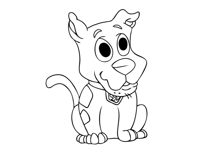 Coloring page: Scooby doo (Cartoons) #31401 - Free Printable Coloring Pages