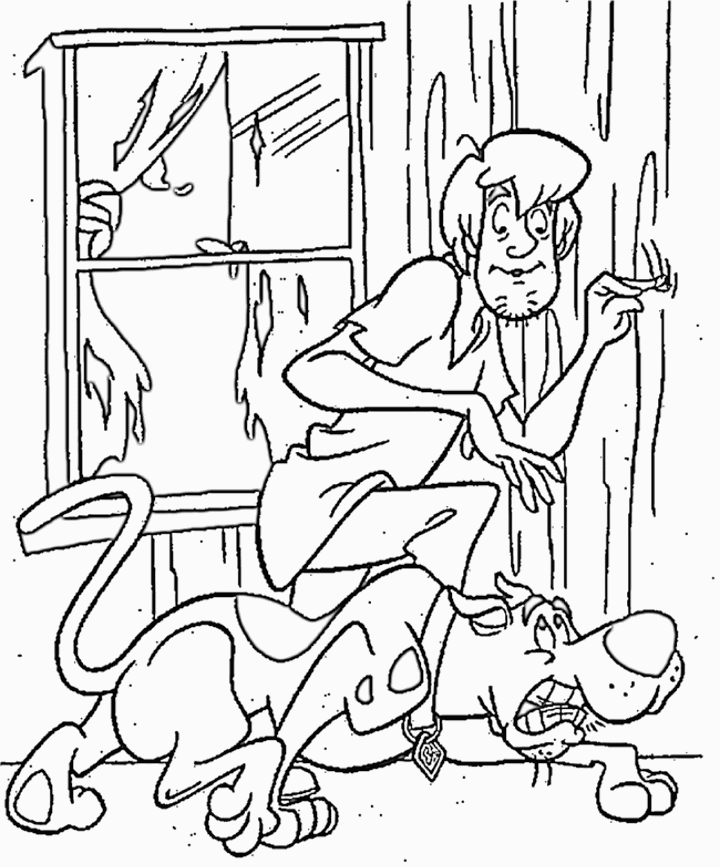 Coloring page: Scooby doo (Cartoons) #31411 - Free Printable Coloring Pages