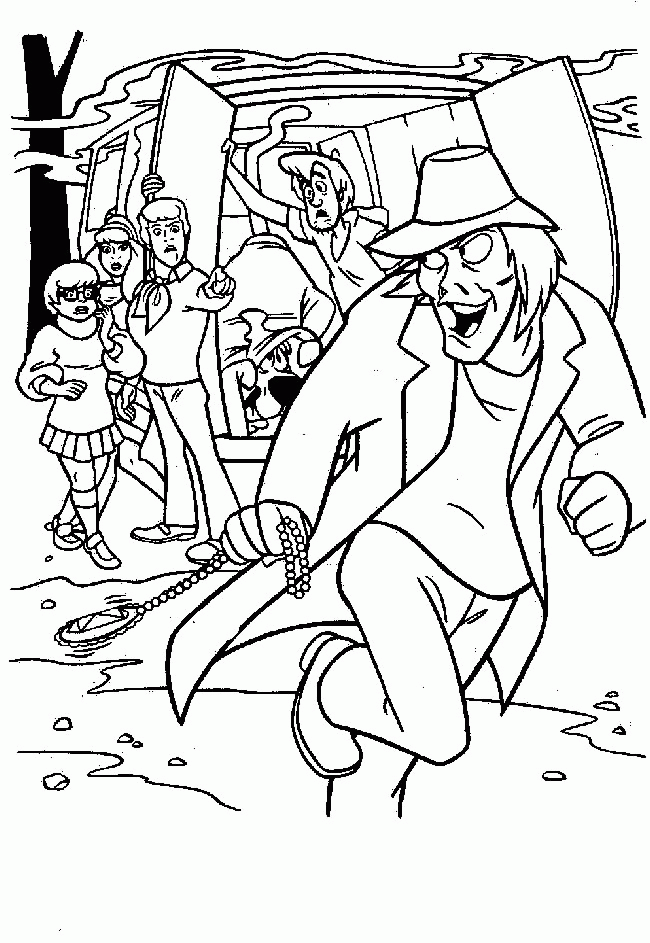 Coloring page: Scooby doo (Cartoons) #31430 - Free Printable Coloring Pages