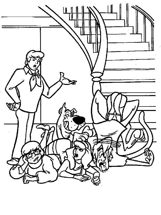 Coloring page: Scooby doo (Cartoons) #31435 - Free Printable Coloring Pages