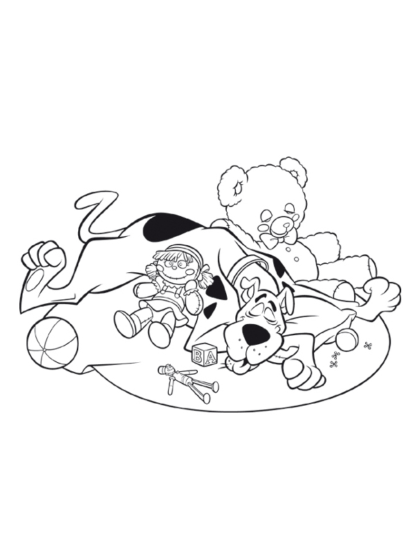 Coloring page: Scooby doo (Cartoons) #31442 - Free Printable Coloring Pages