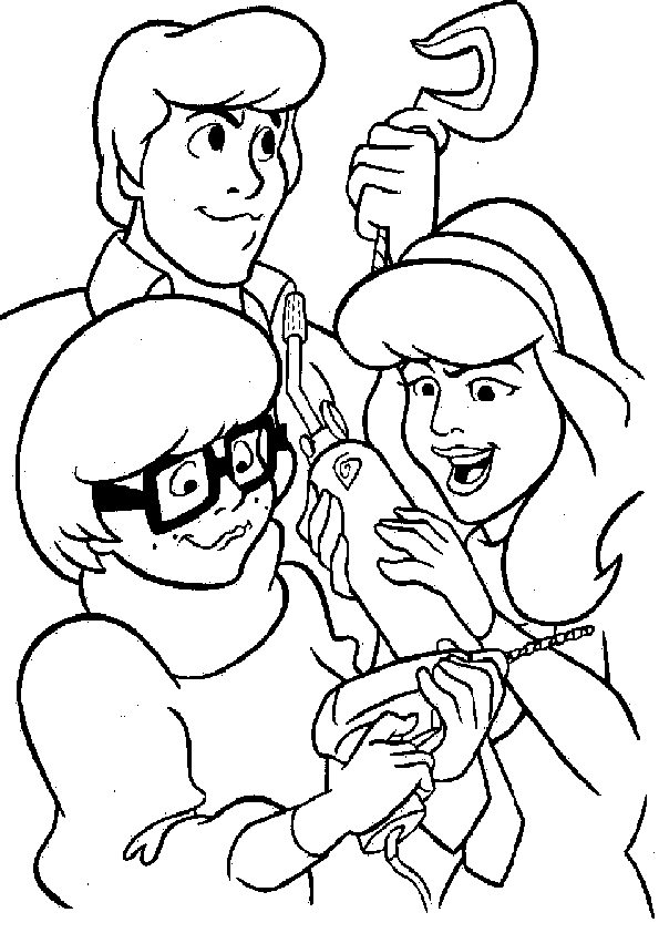 Coloring page: Scooby doo (Cartoons) #31444 - Free Printable Coloring Pages