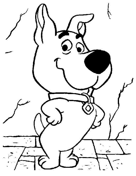 Coloring page: Scooby doo (Cartoons) #31458 - Free Printable Coloring Pages