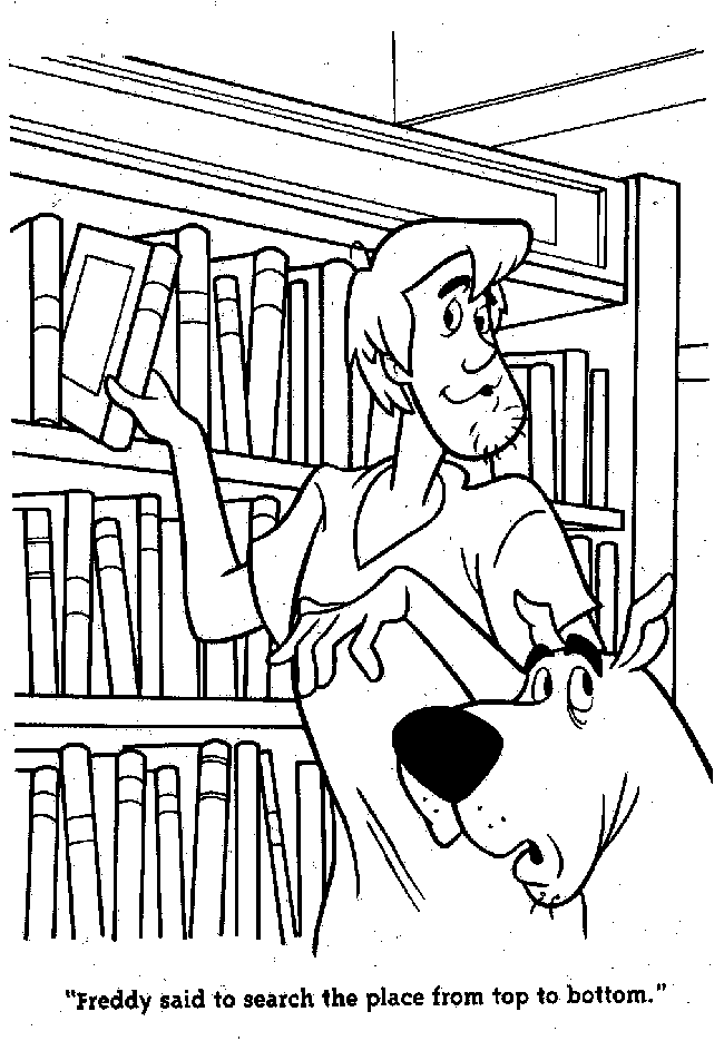 Coloring page: Scooby doo (Cartoons) #31461 - Free Printable Coloring Pages