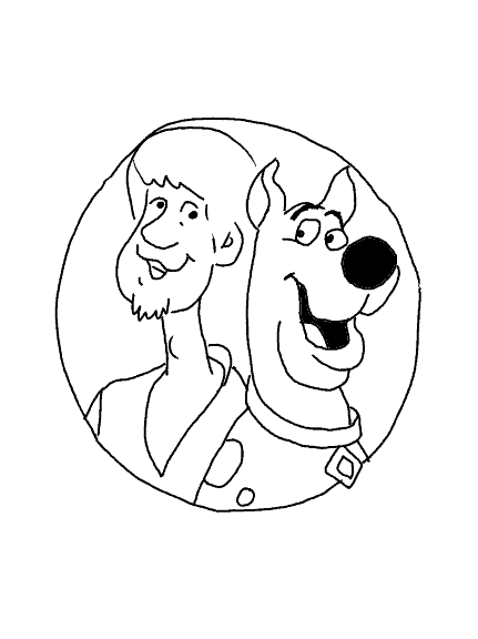 Coloring page: Scooby doo (Cartoons) #31485 - Free Printable Coloring Pages