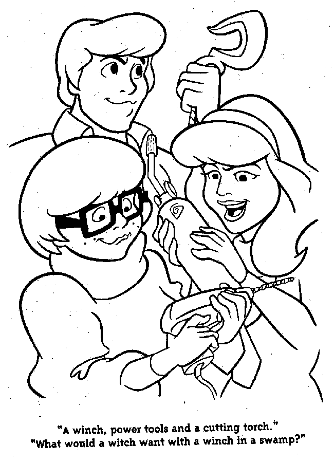 Coloring page: Scooby doo (Cartoons) #31491 - Free Printable Coloring Pages
