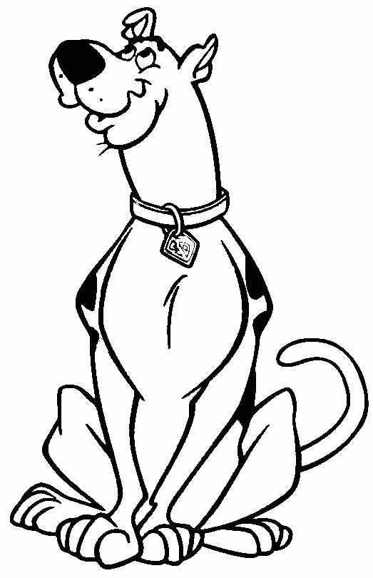 Coloring page: Scooby doo (Cartoons) #31493 - Free Printable Coloring Pages
