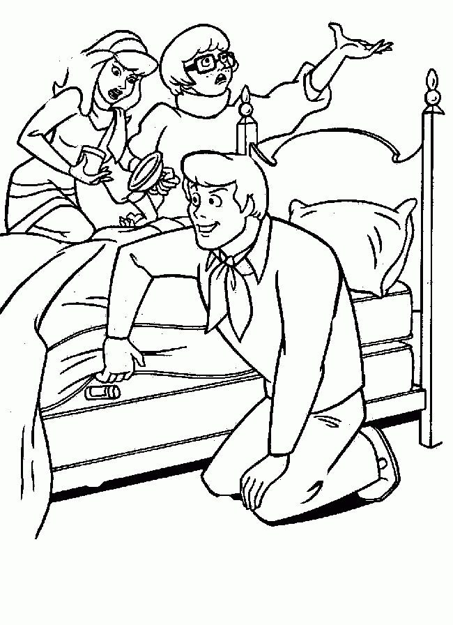 Coloring page: Scooby doo (Cartoons) #31500 - Free Printable Coloring Pages